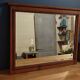 Beveled mirror solid wood molding