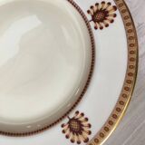 4 assiettes à dessert / salade lenox neuves - blanches