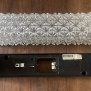 Vintage Erco glass and Bakelite wall light