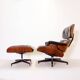Mid-Century armchair and footrest by Charles & Ray Eames for Herman Miller