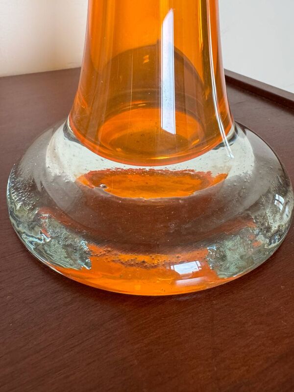 Grand vase soliflore verre Murano vintage