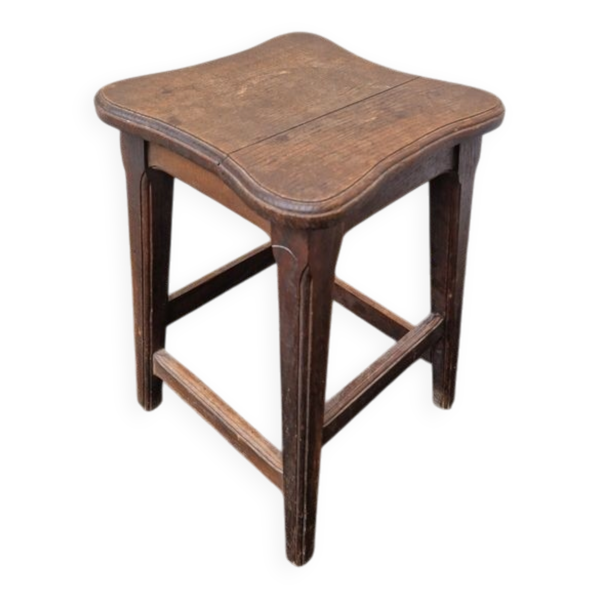 Antique solid wood stool cottage