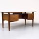 Danish Teak Desk with Drawers by H. Jørgensen for Fredericia, 1960s