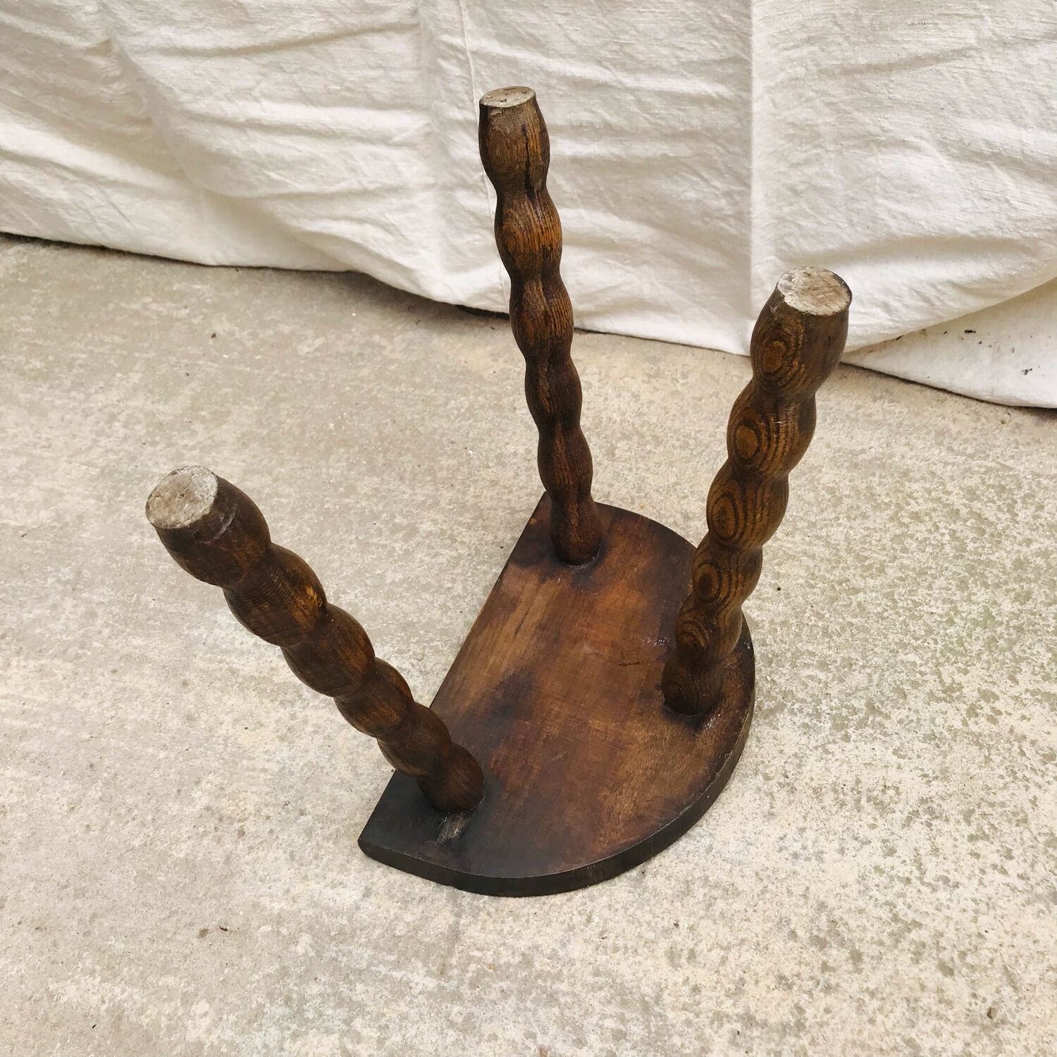 Vintage cowherd stool