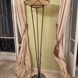 Floor lamp in glass paste and wrought iron
