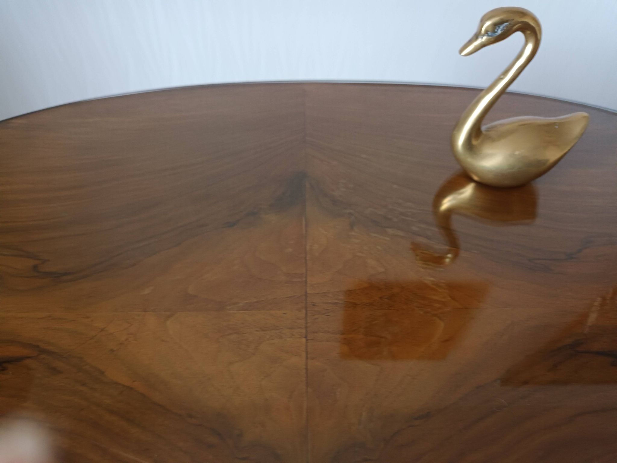 Walnut Art Deco side table 1930