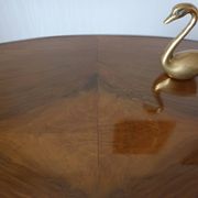 Walnut Art Deco side table 1930