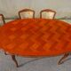 Large oval table in Regency style, extensions under the top.