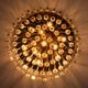 Big J.T. Kalmar Murano Raindrop hanging lamp, 1970 Austria.