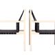 Ensemble de 4 chaises ''Ceinture de sécurité'' Gijs Bakker 1978 Hollande