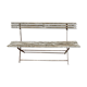 Banc de jardin pliant