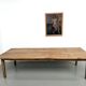 Very large farmhouse table in solid oak, 1950s – L300 cm