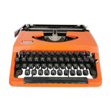 Machine à écrire Vintage Brother 210 orange