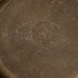 Rocaille style pewter dish