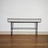 The 1950s metal planter