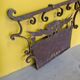 Antique French Wrought Iron Shop Signboard from 1910