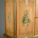Dressing table in Italian baroque style made of painted wood…