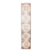 1960s Turkish Hand-Knotted Geometric Runner Rug 80x386