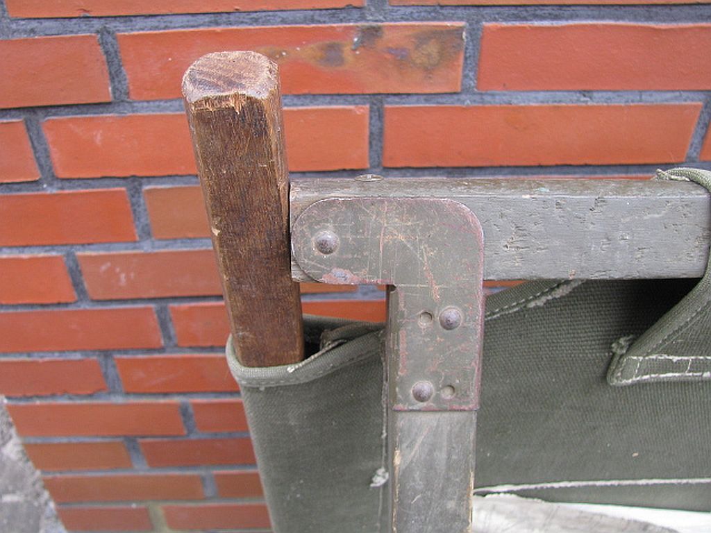 Us army military folding bed, 1950s