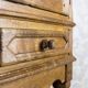 Cabinet en chêne rustique du 19ème siècle, années 1890
