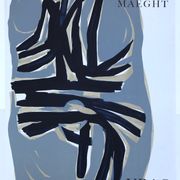 Original lithograph poster by Raoul Ubac galerie Maeght 1961