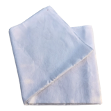 Old damask tablecloth 1m65 x 2m40 in white linen