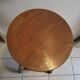 Patinated wooden bar top stool round seat