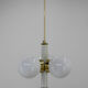 Space age chandelier sputnik by Elektroinstala decín, 1960s