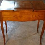 Period dressing table and writing desk in fruitwood, Louis XV style.