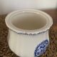 Milk or cream jug and sugar bowl with Gien earthenware lid, Rouen model 32