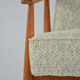 Fox armchair mottled beige green