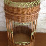 Rattan garden basket-bar
