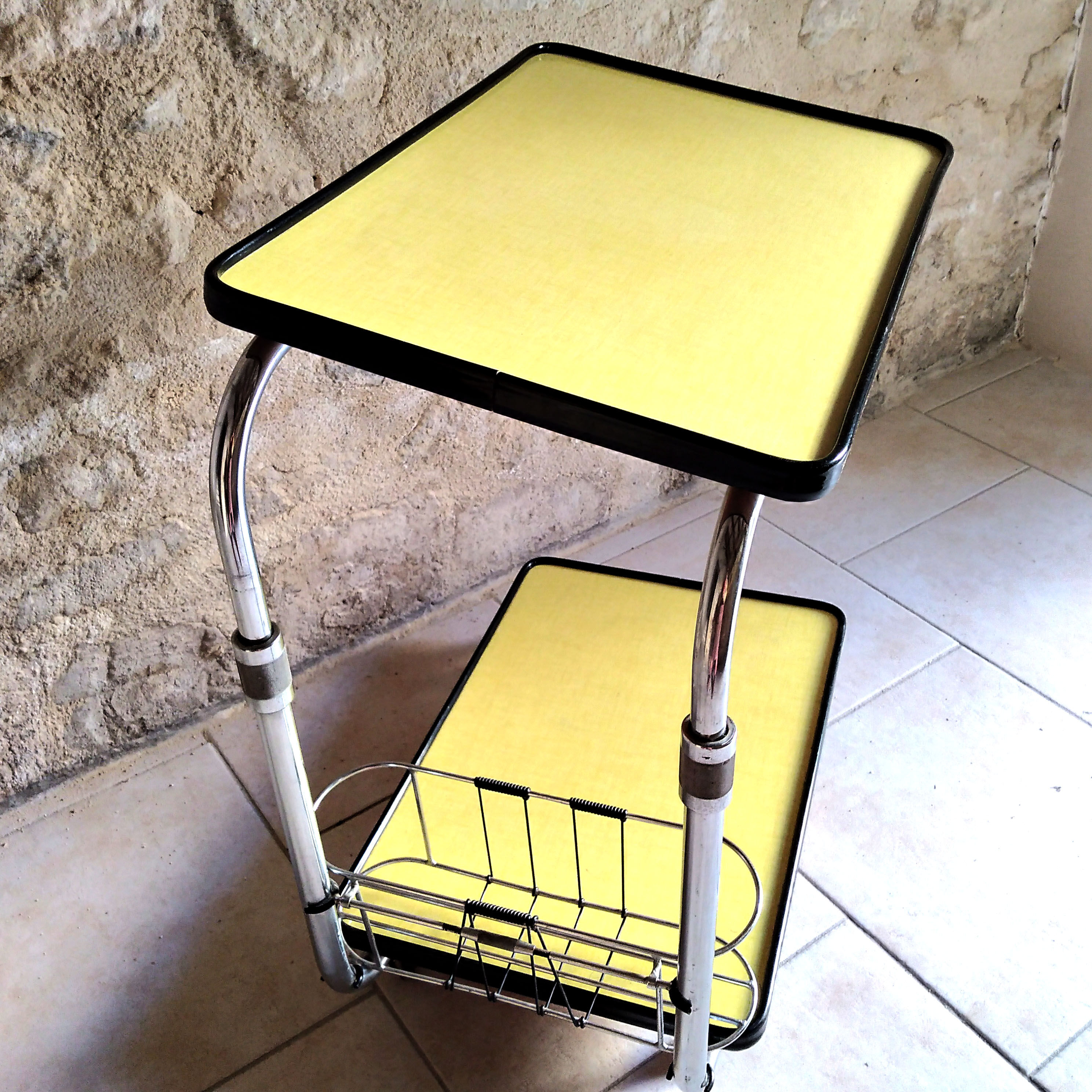 Serving table in formica 1960s
