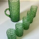 Vintage orangeade service from the 60s