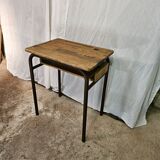 School desk 1950 one place adult size with locker
