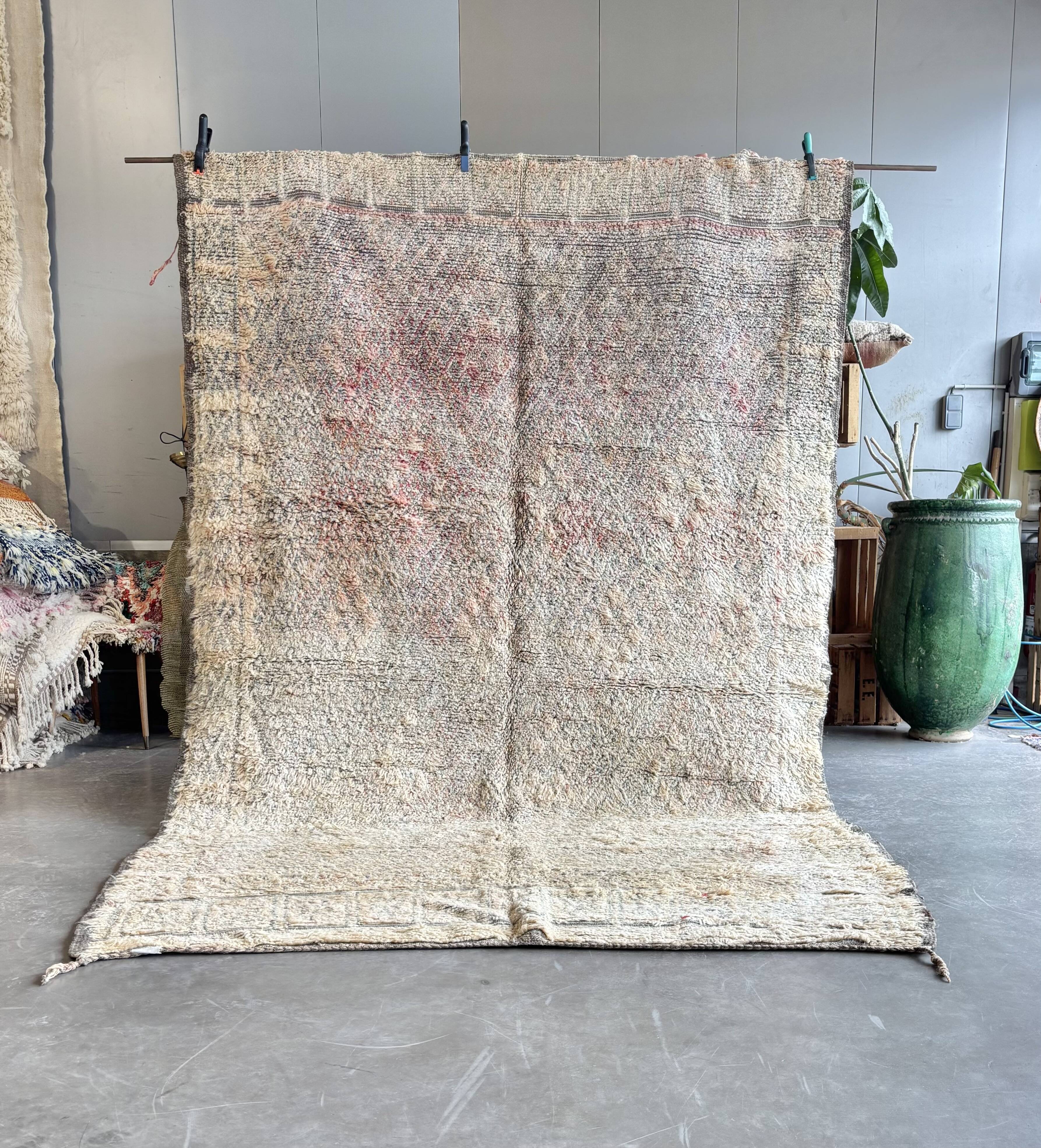 Vintage Moroccan Berber Rug from the 1980s