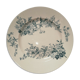 Round dish old earthenware longwy cute birds iron earth ø 28.5 cm