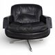 Fauteuil en cuir Eugen Schmidt, 1960