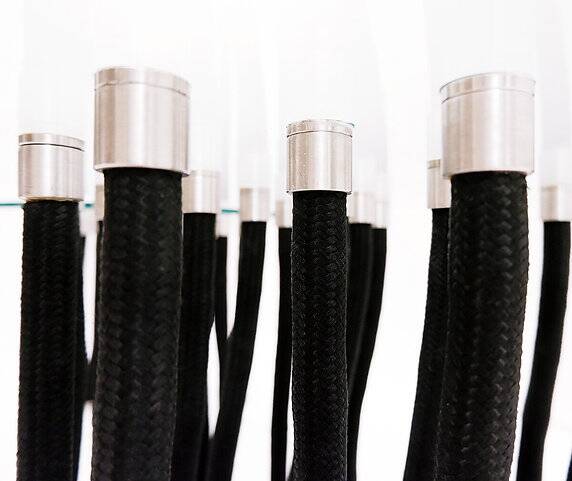 Pair of modern side tables "Org" by Fabio Novembre for Cappellini