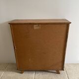 Vintage doll cabinet