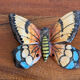 Ceramic butterfly to hang