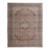 Tapis en laine persan fait à la main vintage des années 1970 290x370