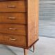 Vintage Scandinavian chest of drawers with 4 drawers