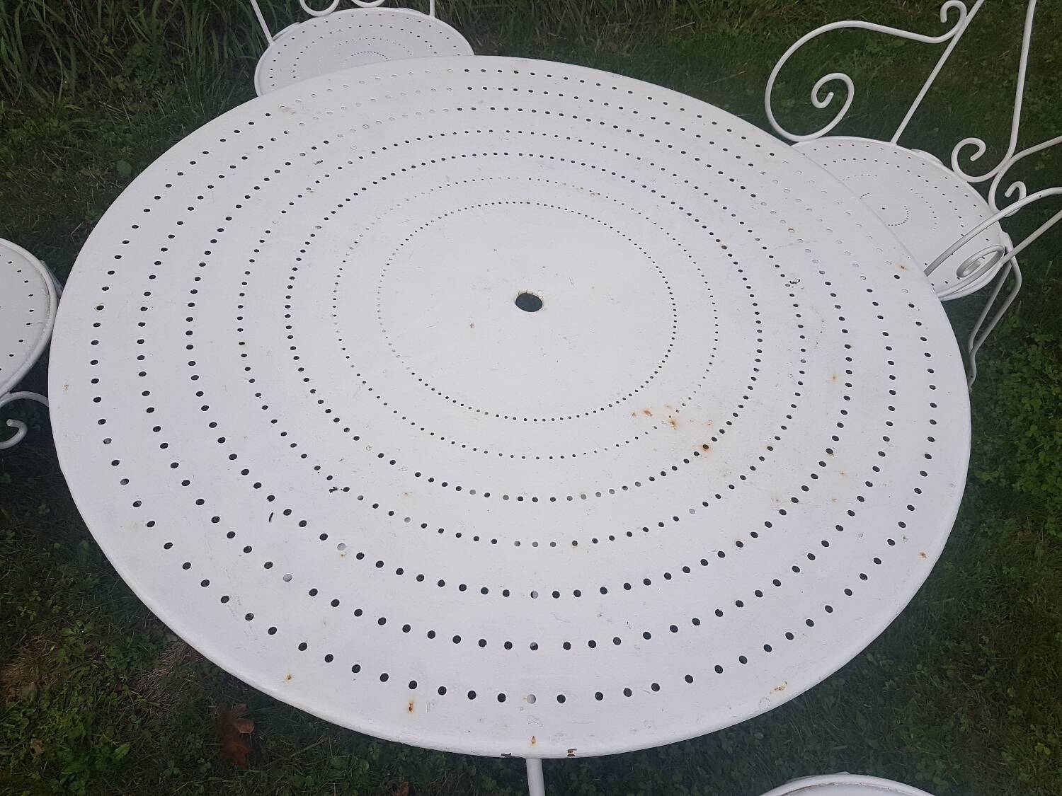 1960s wrought iron garden furniture