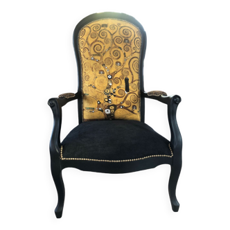 Fauteuil Voltaire Gustav Klimt l’Arbre de vie