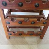 Solid wood wine rack