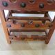 Solid wood wine rack