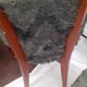 Paire de chaise moumoute vintage