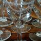Lot de 8 verres en cristal gravé – Style Louis XVI