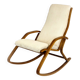 Fauteuil à bascule en contreplaqué restauré du milieu du siècle par L. Volak pour Drevopodnik Holesov, années 1960